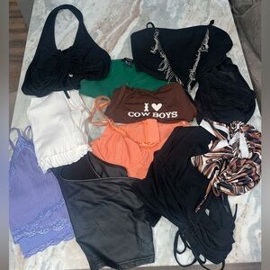 Various crop top bundle, size M